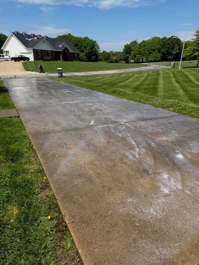 Driveway Transformation in Wentzville MO